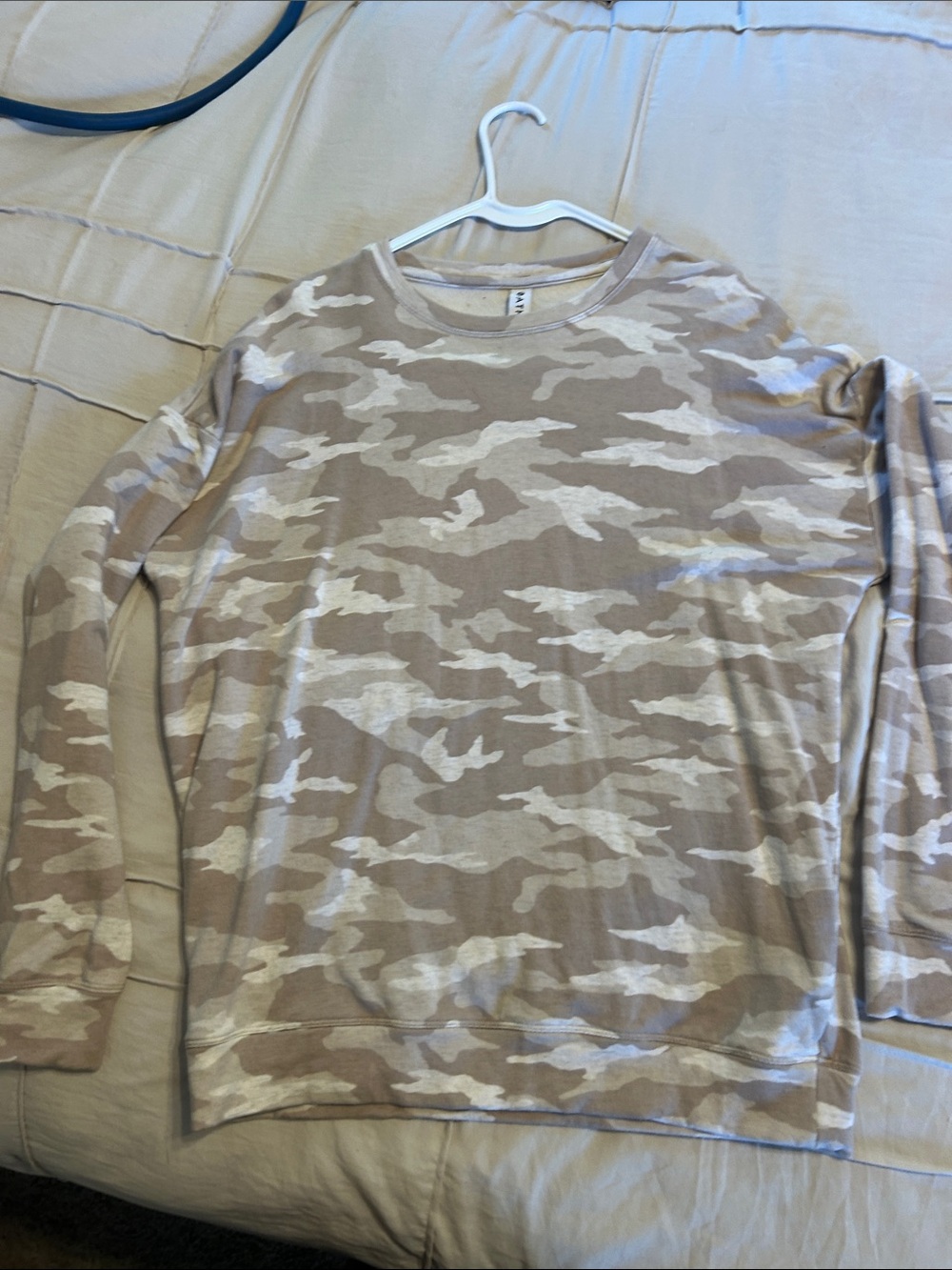 Athleta tan camo long sleeve